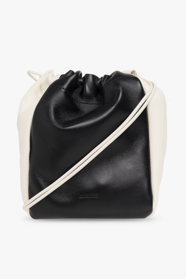 Black Shoulder bag with logo JIL SANDER - SchaferandweinerShops ...